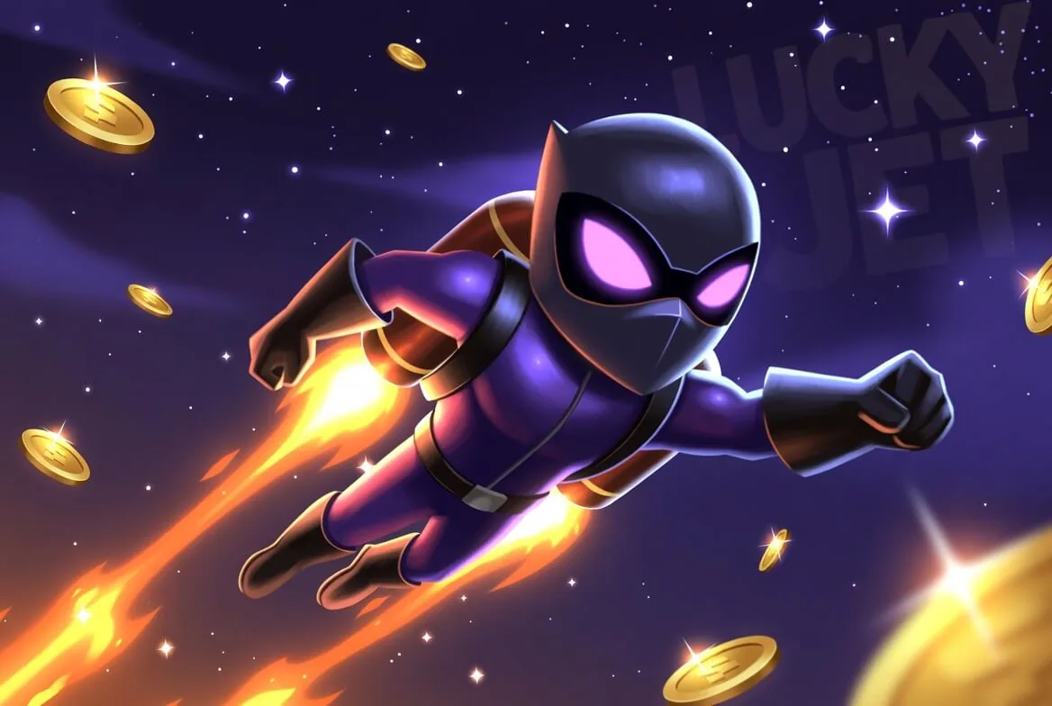 Como jogar Lucky Jet: painel de aposta e botão de retirada na rodada